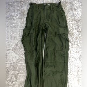 Aritzia Green Cargo Pants